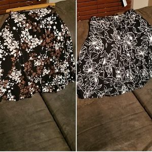 Woman's Apt 9 A-Line flare skirts